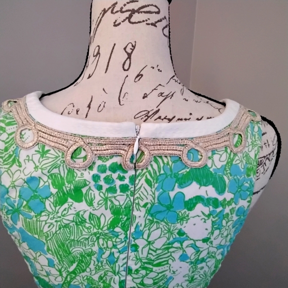 Lilly Pulitzer Janice It's A Zoo Limeade Shift Dress - 0 - Picture 7 of 12